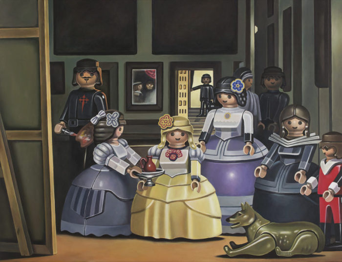 Los clicks también se han hecho eco de Las Meninas meninas_playmobil_diego_velazquez