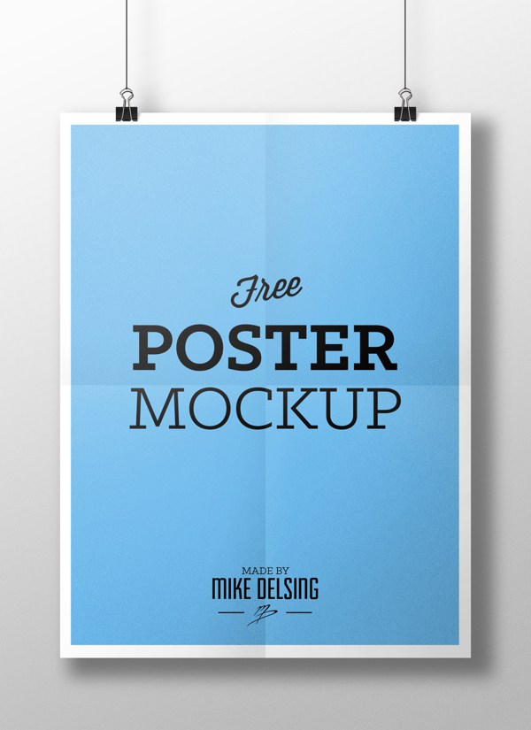 mockup poster, by Mike Delsing