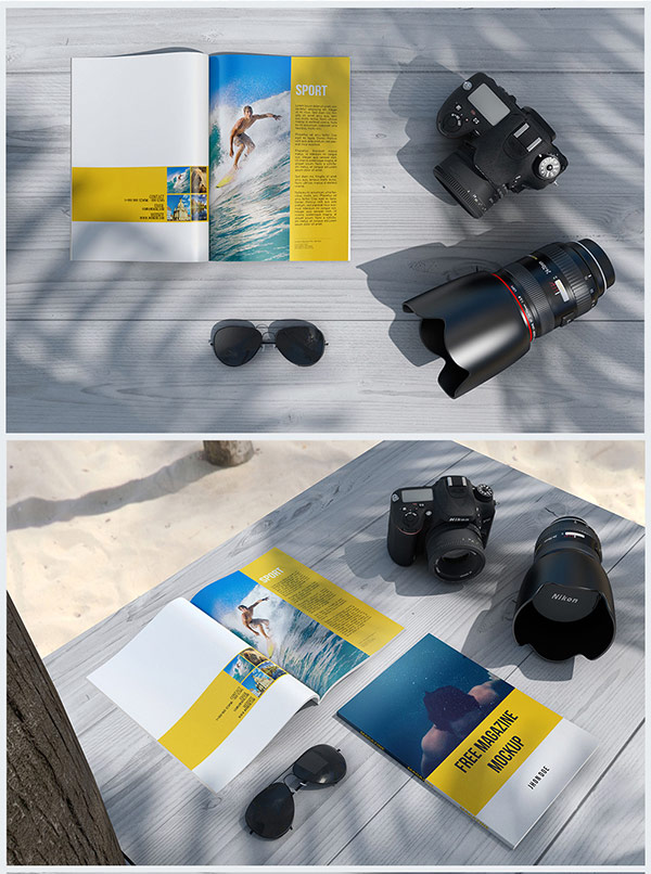 mockups revistas enfoquegaussiano gratis