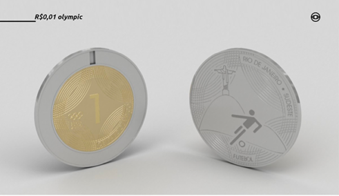 moneda conmemorativa olimpiadas rio 2016