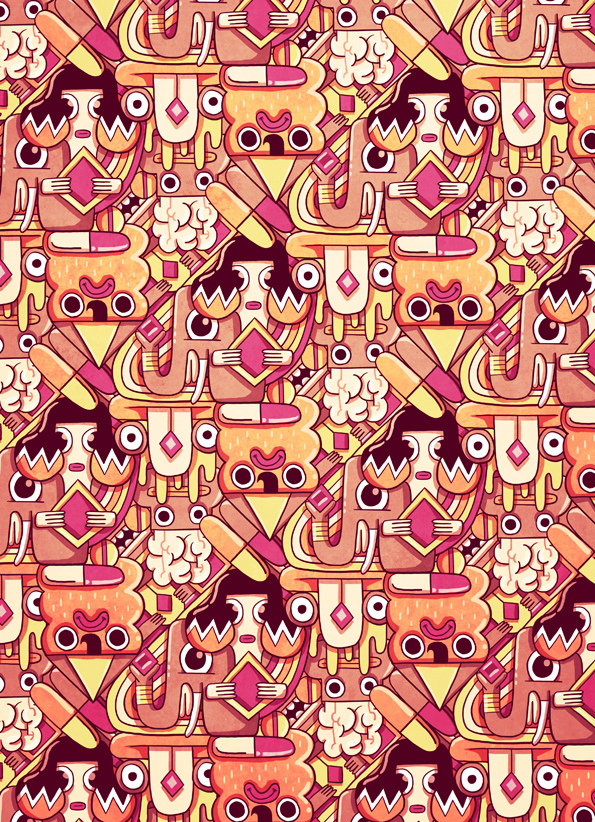 patrones estilos diseno grafico ilustracion pattern24
