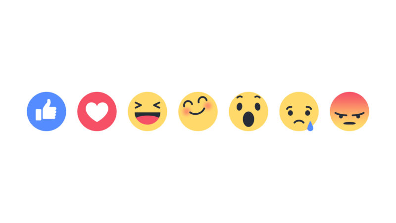 reacciones de facebook