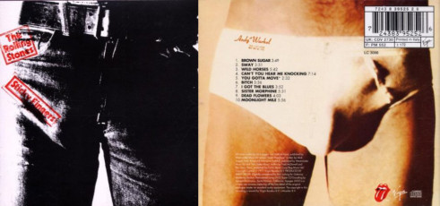 portada y contraportada de sticky fingers