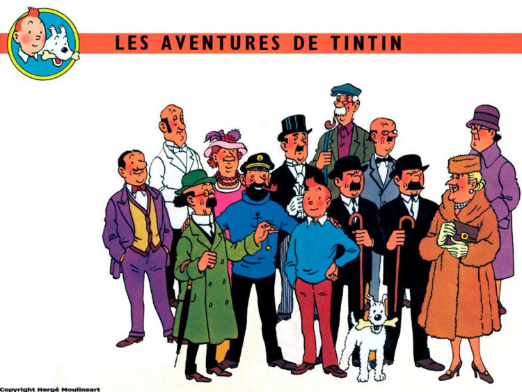 cómics belgas tintin