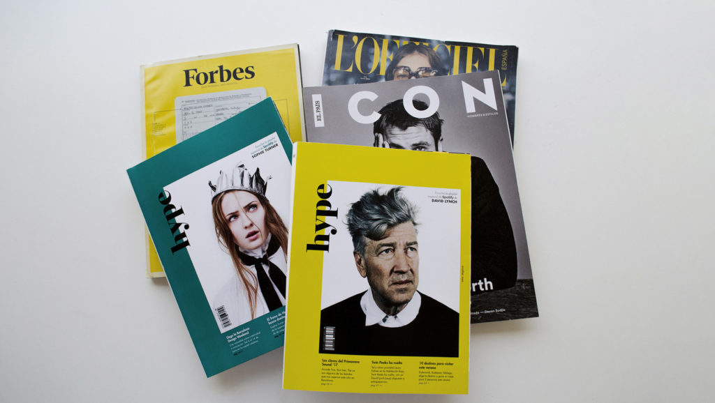 Revistas con estrella Behance Hype Roberto Espartero