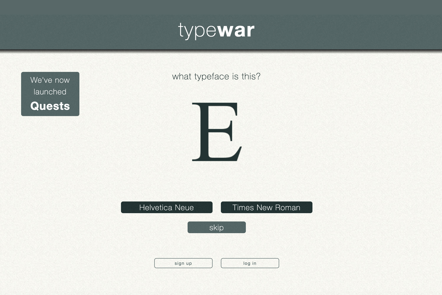Typewar: ¿eres capaz de diferenciar entre dos fuentes?