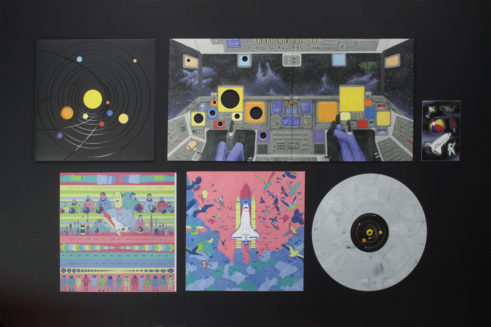 vinilos ilustrados ilustración de vinilo vinyl moon