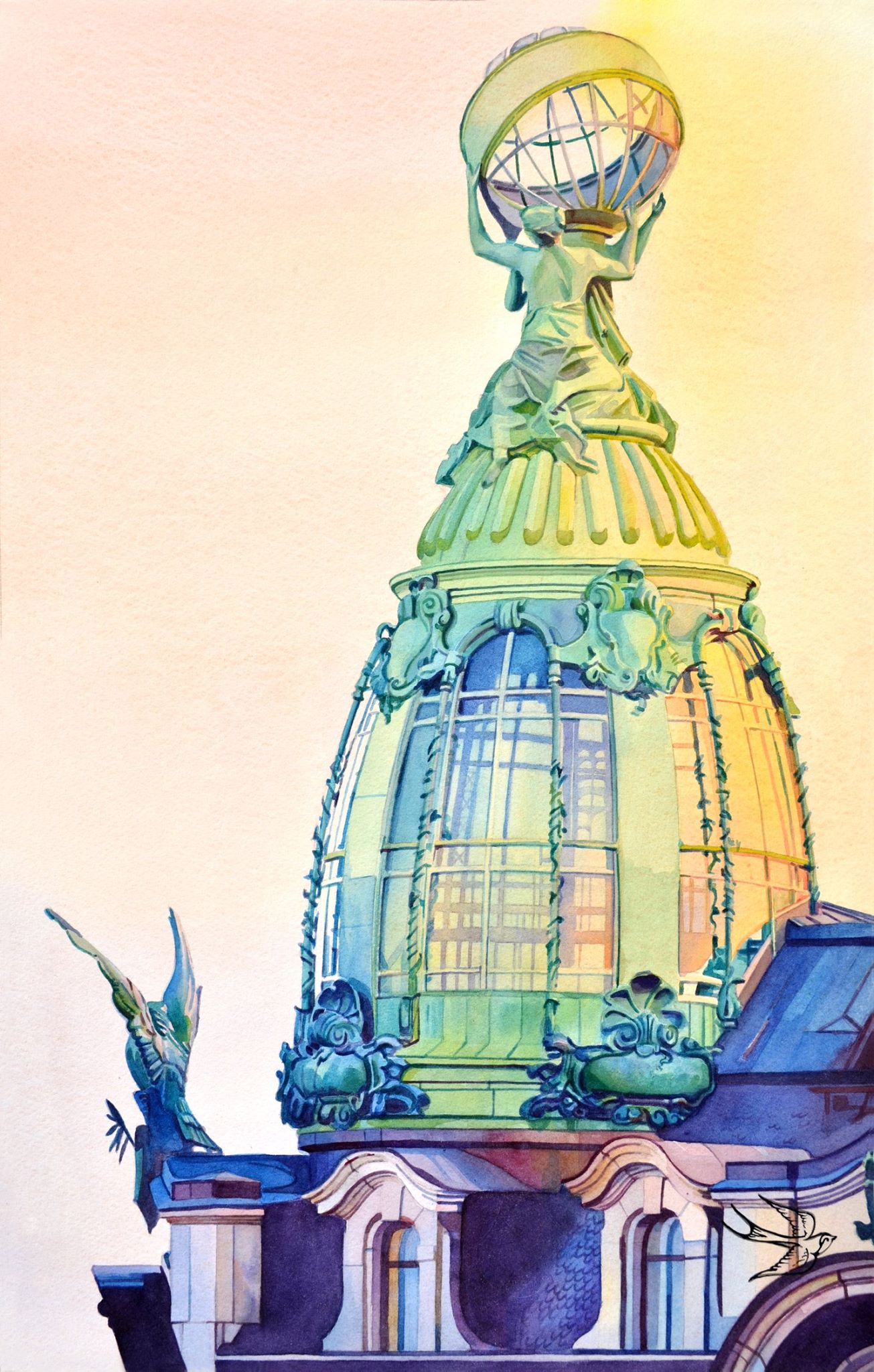 San Petesburgo en acuarelas de Viví Watercolours
